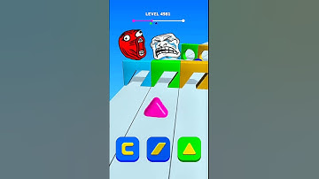 Best Fun Game Ever(blob shifter 3D) Level-4981 #games #shorts