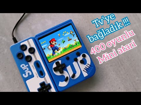 90'ların oyunları 400 oyunlu mini atari çok seviceksiniz