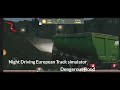 How to drive Night time Very Dengerous Rood Europian track simulator #viralvideo #viral #highlights