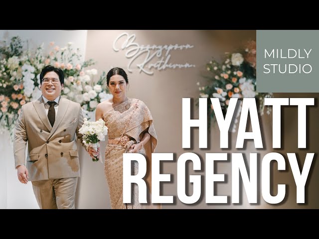 Wedding Cinematography @ Hyatt Regency Bangkok Sukhumvit วีดีโองานหมั้น ไฮแอทรีเจนซี่ #pjwedding