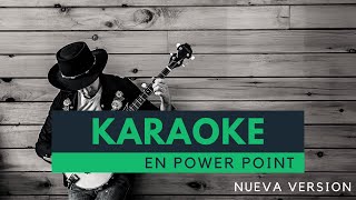 Crear Karaoke En Power Point 2021