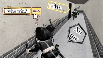 When I 1v1 with my friend in a private server and this happened…in MM2 *meme* (Roblox)