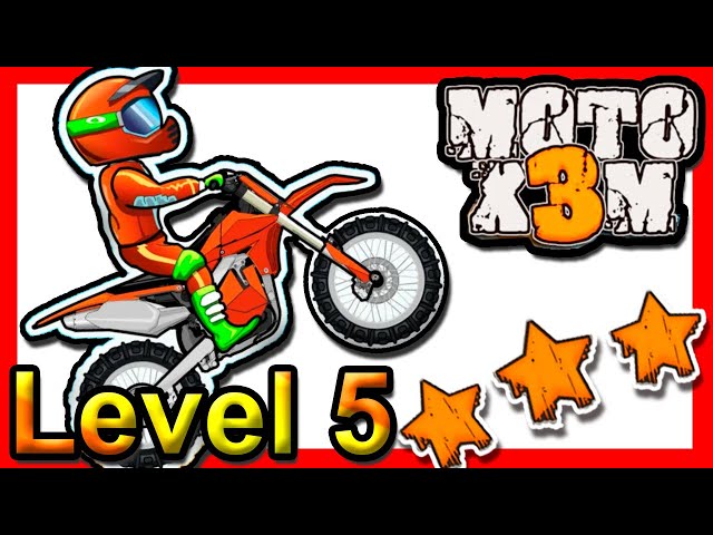 Moto X3M Bike Race Game Level 5 - 3 Stars [iOS/Android] 