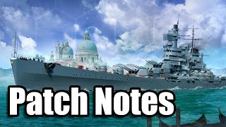 Patch Notes! World of Warships Legends