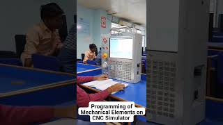 CNC Programming Simulator #cncmachine #programming  #advancedmanufacturing #process #shorts #bihar