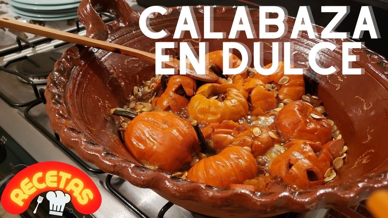 Cómo hacer Calabaza en Tacha (dulce de calabaza) - YouTube