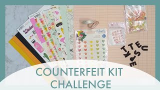 Scrapbook Kit build, Counterfeit Kit Club, Oct. 2020