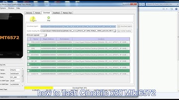 how to flash Qmobile x30 Mtk 6572