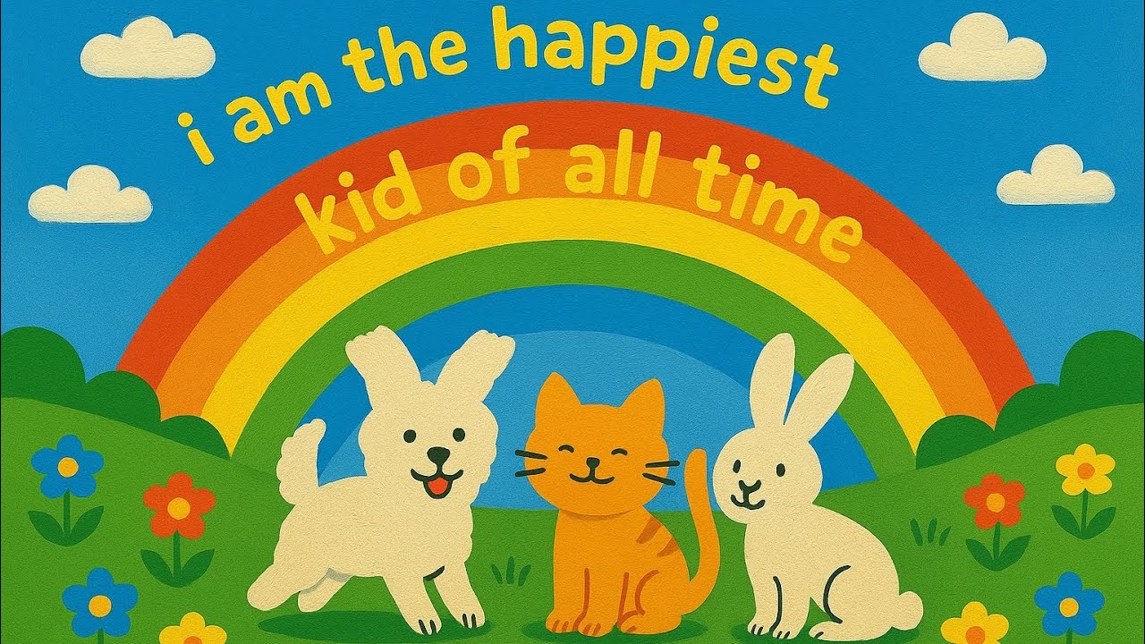 🌈🐰🐶🎶💫 Forever Singing Together | Happy & Bright Kids Song 😺🐇🌟