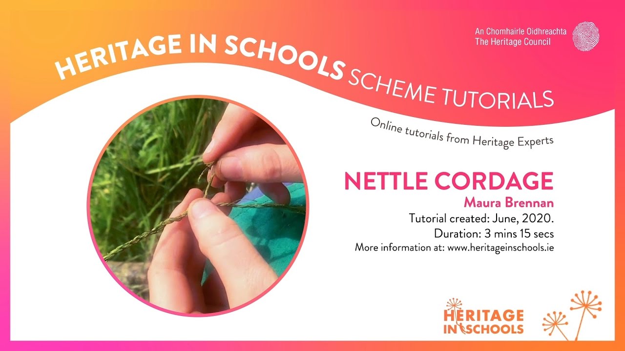 Nettle cordage: Maura Brennan 