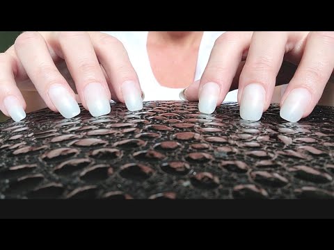 ASMR Fast Scratching On A Textured Vinyl Chair | No Talking | Lo-fi