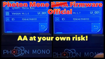 Anycubic Photon Mono Firmware Upgrade to Enable Some Anti-Aliasing | Official Firmware Released