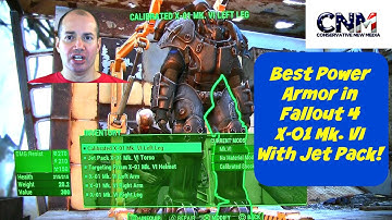 Fallout 4 - Best Power Armor - X-01 Mark VI Power Armor with Jet Pack - Location Tips and Review