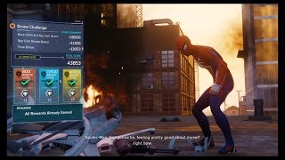 PS4 Marvel's Spider-Man ALL Drone Challenge Ultimate Level