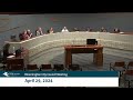 April 29 2024 bloomington city council meeting