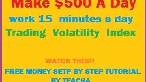 How To Trade Volatility 75 index Trading Strategy 2021 step by step by TEACHA