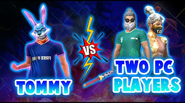1 vs 2 Pc Players - Hard Gameplay  - Phoenix Os Freefire - Mode Tommy🎯👽
