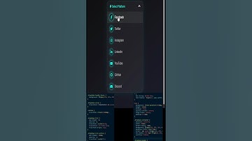Animated Dropdown Menu Using HTML, CSS & JavaScript