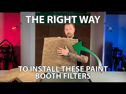 Find The Paint Booth Filter That's Right For You