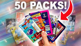 Opening *EVERY PACK* from the 2023/24 SEASON SO FAR!! (Topps & Panini Pack Opening!)