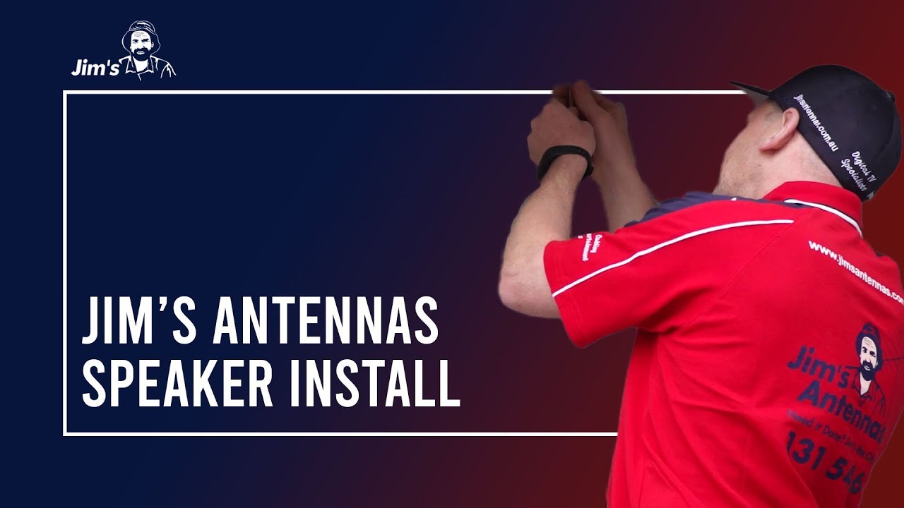 Troy from Antennas shows us how to install outdoor speakers | 131 546 | www.jims.net |