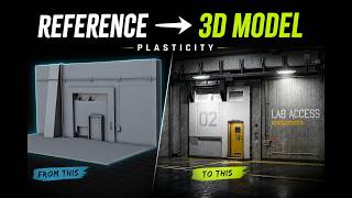 I Turned This Sci-Fi Reference Into a 3D Model | Plasticity Tutorial