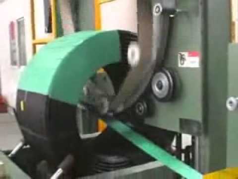 Wire coil wrapping machine.wmv