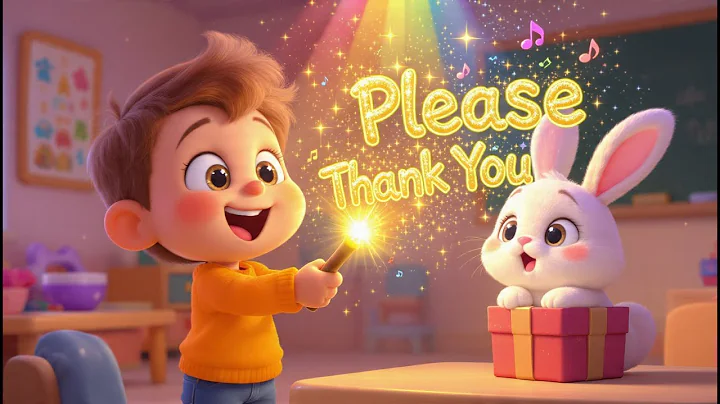 Magic Words Song - The BibbleBop Rhymes Please and Thank You Songs for Preschoolers - Good Manners