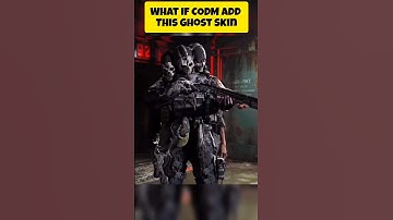 What if CODM Added This Ghost Skin 💀🤯 #callofdutymobile #codm