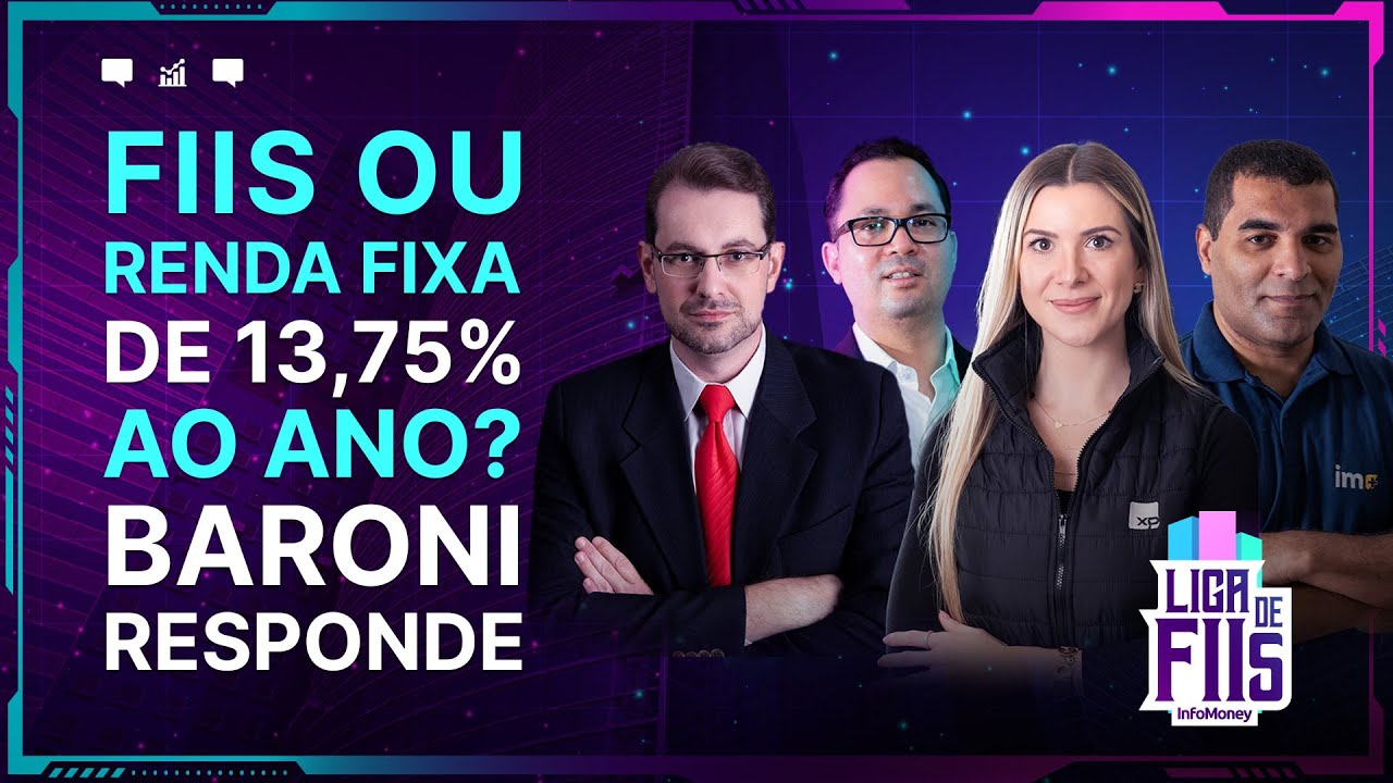 Professor Baroni explica por que investir em FIIs mesmo com a renda fixa pagando 13,75% ao ano