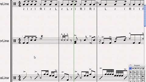 Sibelius Lesson 20: Entering Stickings (Virtual Drumline Demystified with Bryan Harmsen)