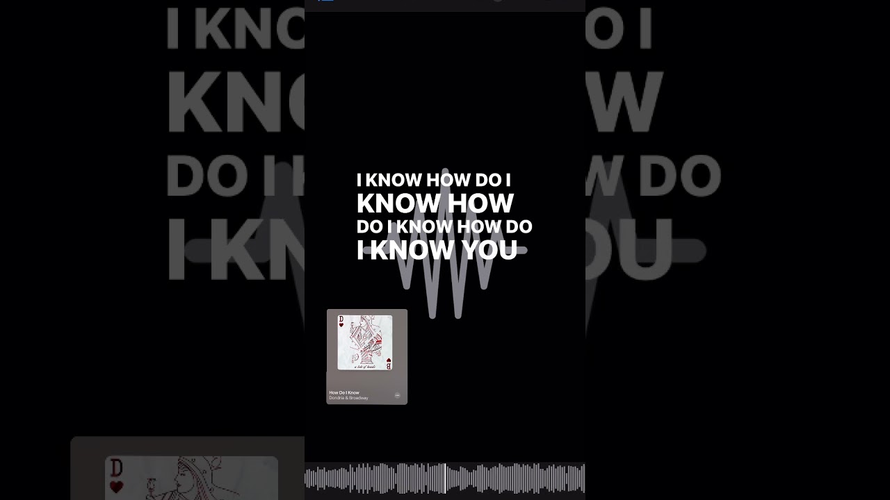 YouTubeでDondria & Broadway- How Do I Knowを視聴 YouTubeでDondria & Broadway- How Do I Knowを視聴