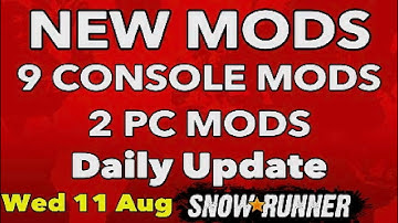 Snowrunner Nieuws Nieuwe Mods - Dagelijkse Update Console Nieuwe Mods en PC Nieuwe mods