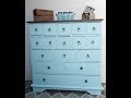 Furniture Makeover: Sea Glass Small Drawer Dresser Furniture Makeover: Sea Glass Small Drawer Dresser
