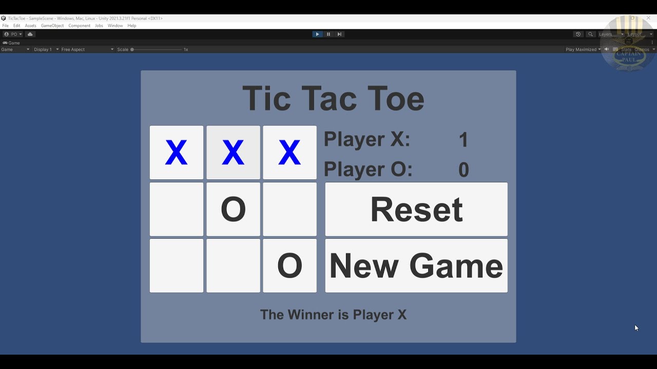 Multiplayer Tic Tac Toe Game using Unity Netcode and Relay Service 