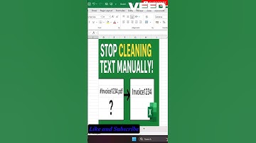 "TEXTBEFORE & TEXTAFTER Remove Special Characters Fast in Excel #shorts #excel#exceltips#exceltricks