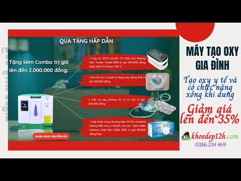 Video Máy tạo oxy mini cầm tay mới nhất 2021 giảm giá 35% và... - youtube