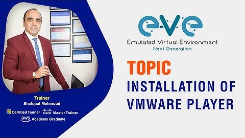 Installation of VMWARE PLAYER | Design CCNP, CCIE lab on Laptop