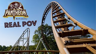 PANTHEON | Real Front Seat POV - Busch Gardens Williamsburg
