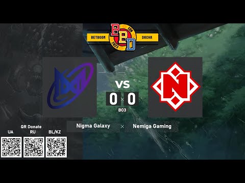 Nigma Galaxy vs. Nemiga - BetBoom Dacha - Online Stage BO3 @4liver