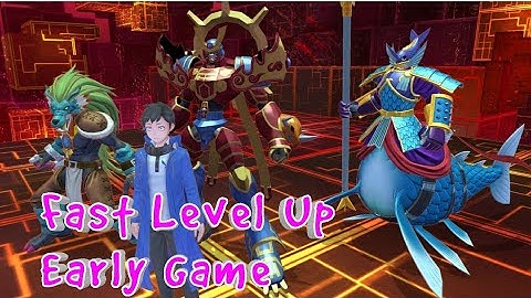 Digimon Story Cyber Sleuth Hackers Memory Fast Level Early Game! PS4 Gameplay Walkthrough