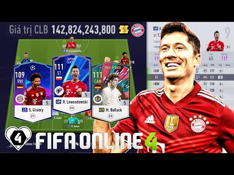 I Love Cầm 120 Tỷ Build Team Bayern Munick Mạnh Nhất Leo Rank FO4: LEWANDOWSKI, BALLACK, PERISIC