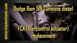 fuel control actuator dodge cummins