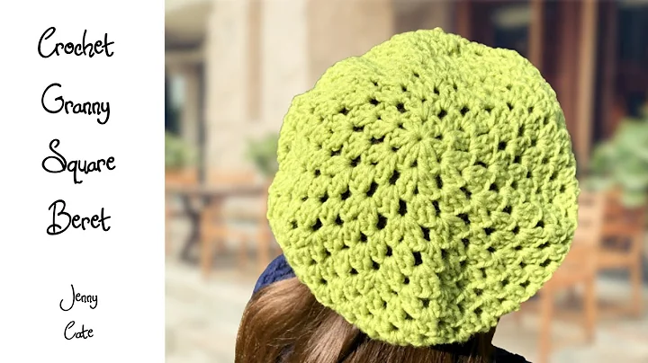 Learn to Crochet a Trendy Granny Square Beret