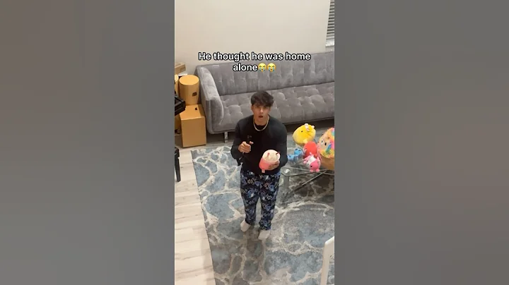 He Thought He Was Home Alone😭😭