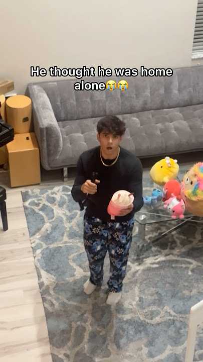 He Thought He Was Home Alone😭😭