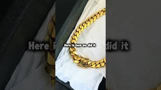 POV: you make the best cuban link chains in Miami #gold #miami #cubanlink #chains #silver