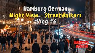 Hamburg Night Walk 2026 | Germany City Lights & Street Life | | Street Walkers Nightlife Tour #4k