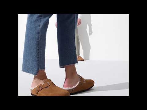 birkenstock clog shearling