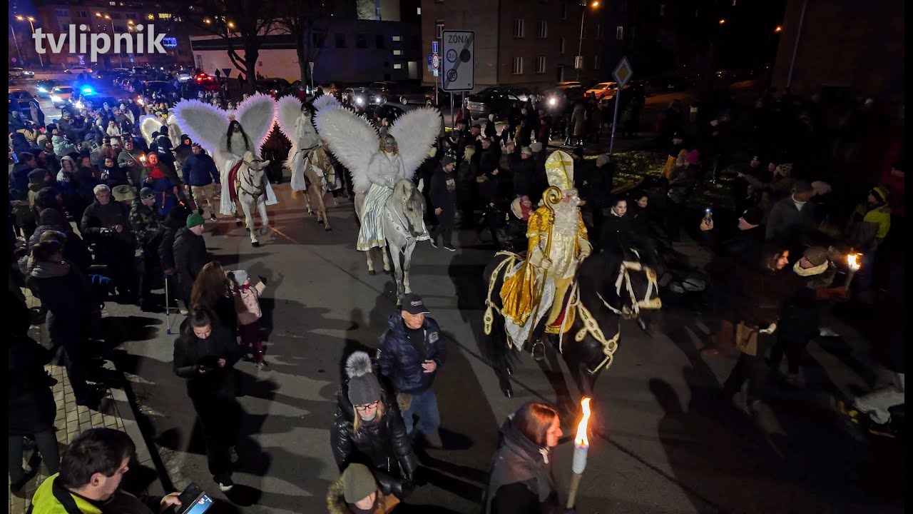 Mikulášský průvod, Duckbeat, Krampus show - Přerov - 5.12.2024 - video 1